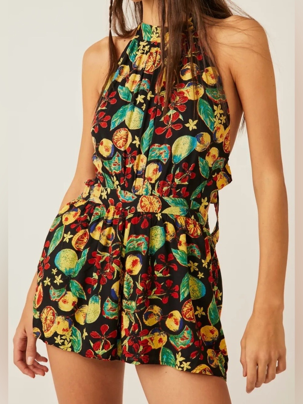 Free People Coral Tides Romper